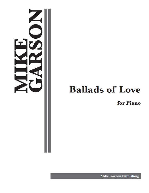 Ballads of Love - Sheet Music for Piano (Digital Download)