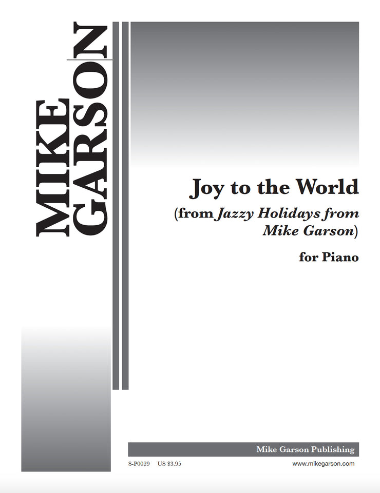 Jazzy Holidays - Joy to the World - Sheet Music for Piano (Digital Download)